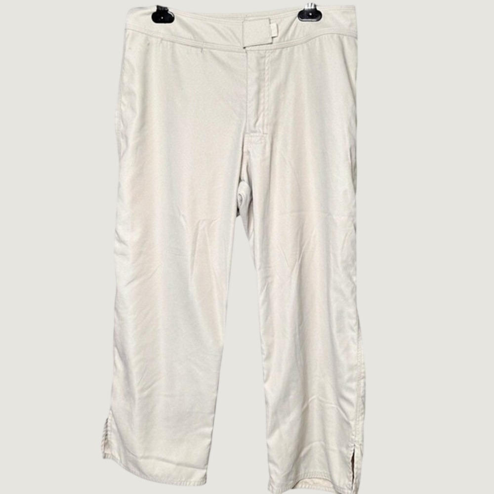 Patagonia Womens Pants Size 8 Beige Cropped Hiking Outdoor Casual Activewear